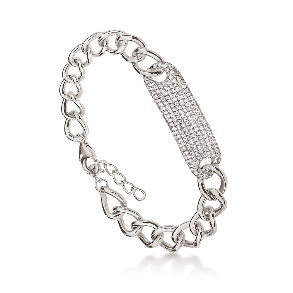 Image of  FASHIONABLY SILVER TEMPTATION BRACELET