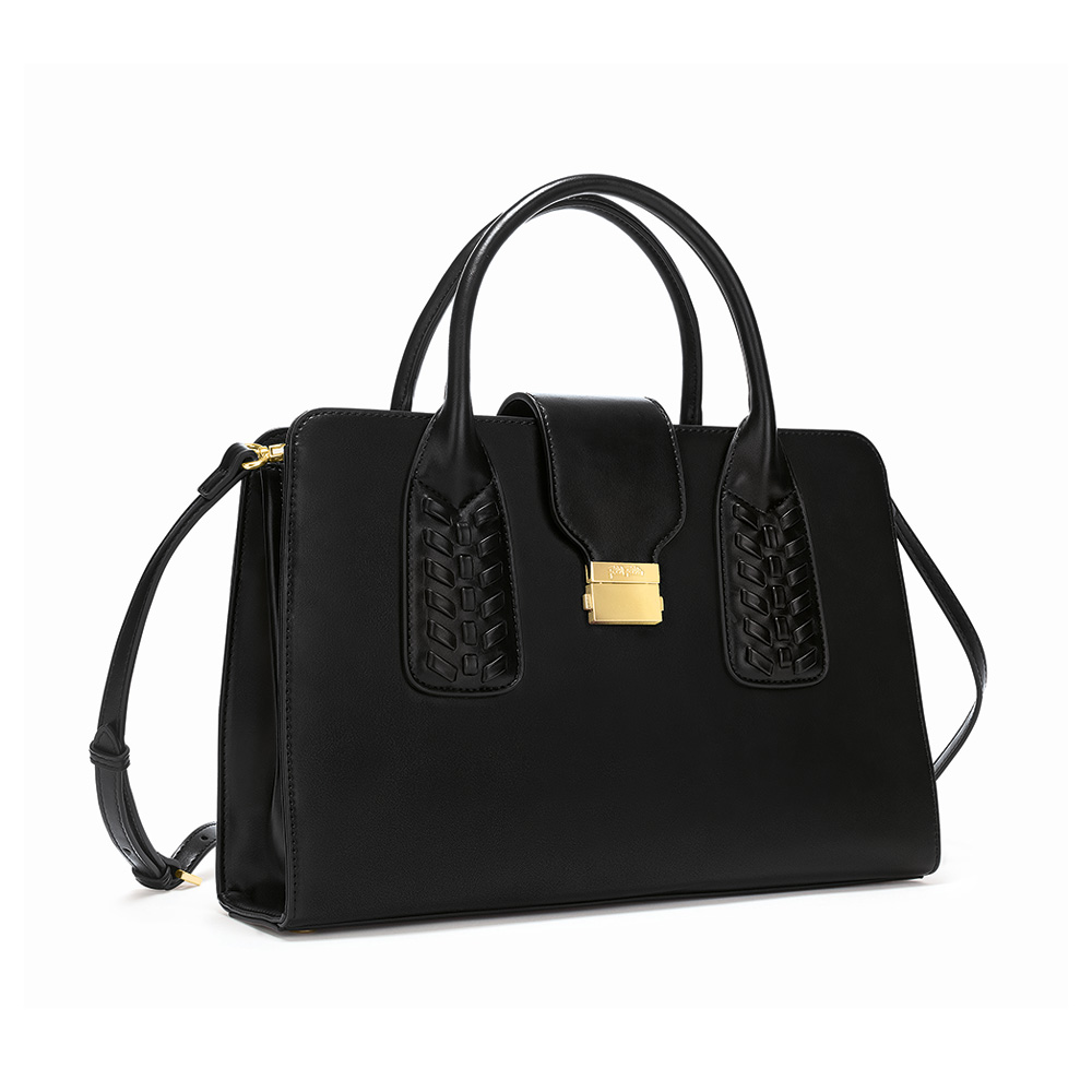 Image of  FASHION BRAID BLACK HANDBAG