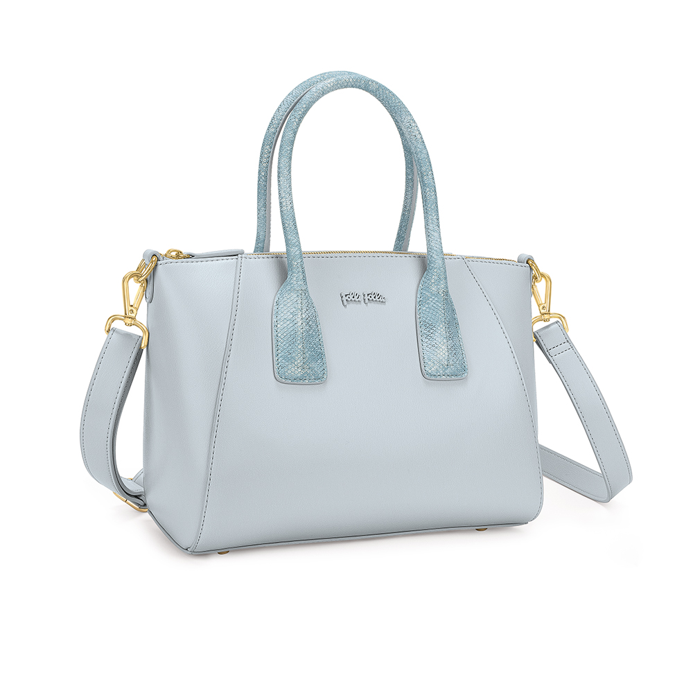 Image of  ON THE GO LIGHT BLUE TOTE BAG