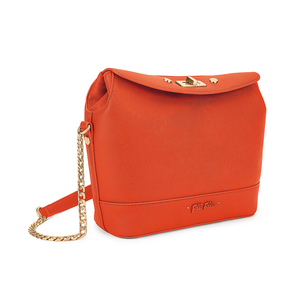 Image of  UPTOWN BEAUTY MEDIUM ORANGE BUCKET BAG