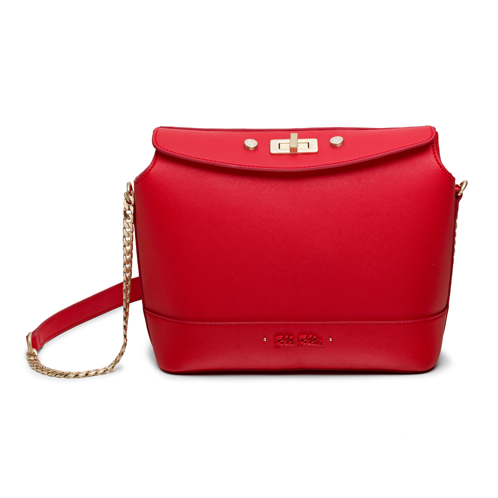 Image of  UPTOWN BEAUTY LARGE RED BUCKET BAG