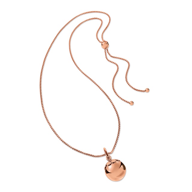 Image of  LADY BUBBLE ROSE GOLD PEARL DROP NECKLACE