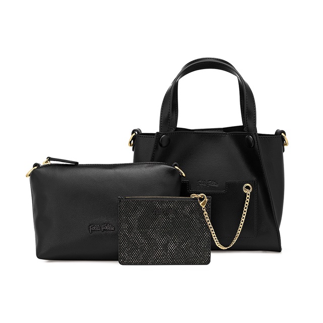 Image of  ON THE GO MINI BLACK SHOULDER BAG