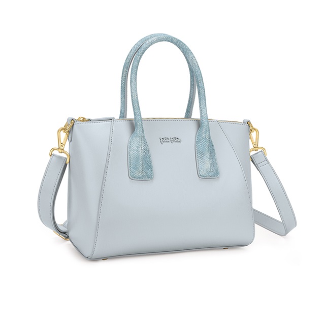 Image of  ON THE GO LIGHT BLUE TOTE BAG