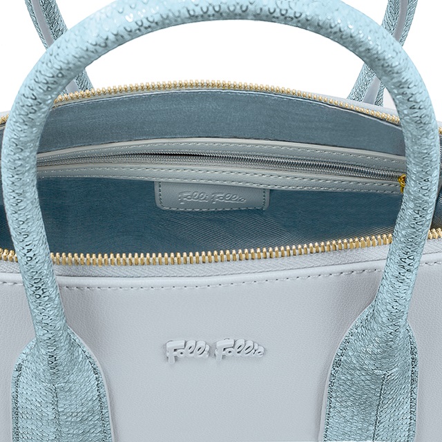 Image of  ON THE GO LIGHT BLUE TOTE BAG