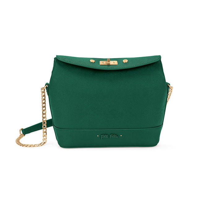 Image of  UPTOWN BEAUTY MEDIUM GREEN BUCKET BAG