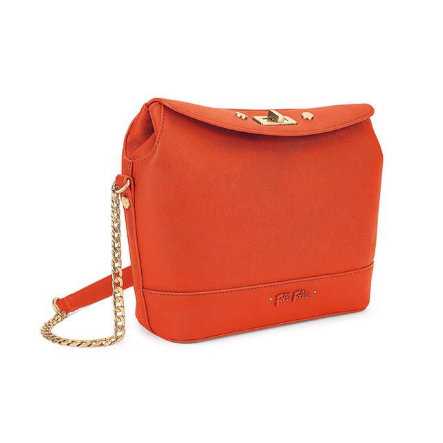 Image of  UPTOWN BEAUTY MEDIUM ORANGE BUCKET BAG