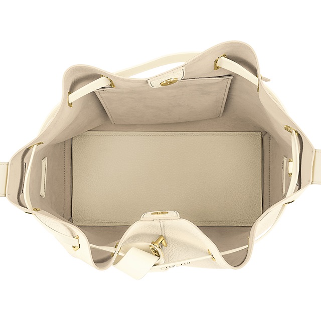 Image of  TIE THE KNOT MINI BEIGE SHOULDER BAG