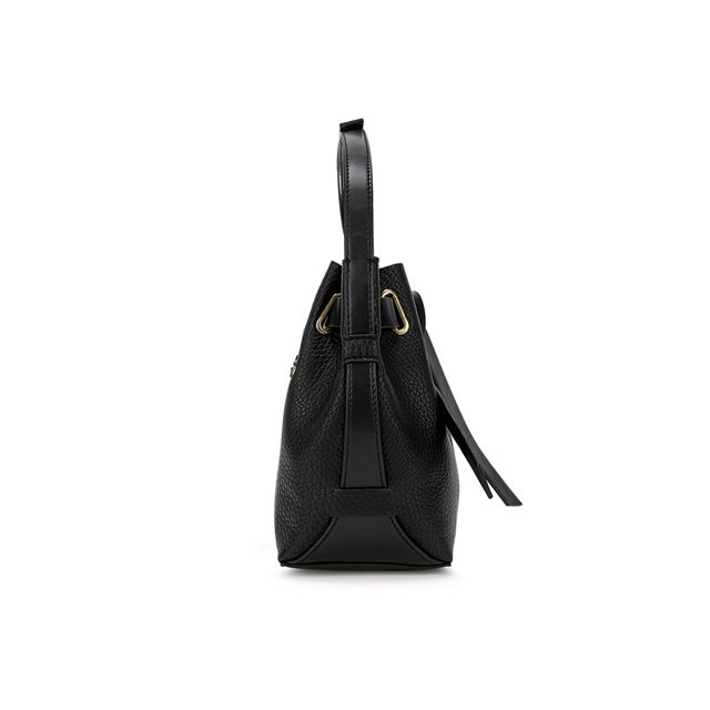 Image of  TIE THE KNOT MINI BLACK SHOULDER BAG